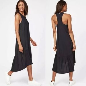 Sweaty Betty explorer ace XS black midi dress